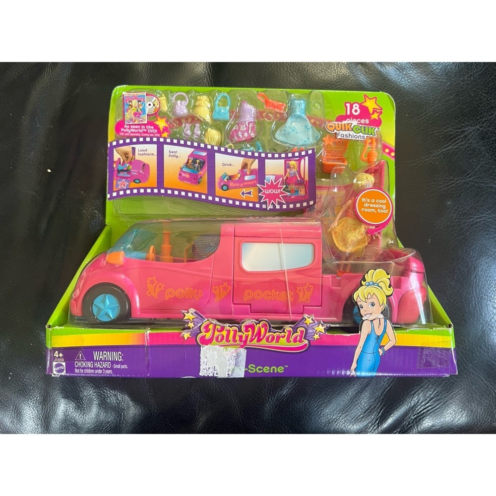 Polly Pocket Polly World Limo - Scene Sealed 2007 RARE